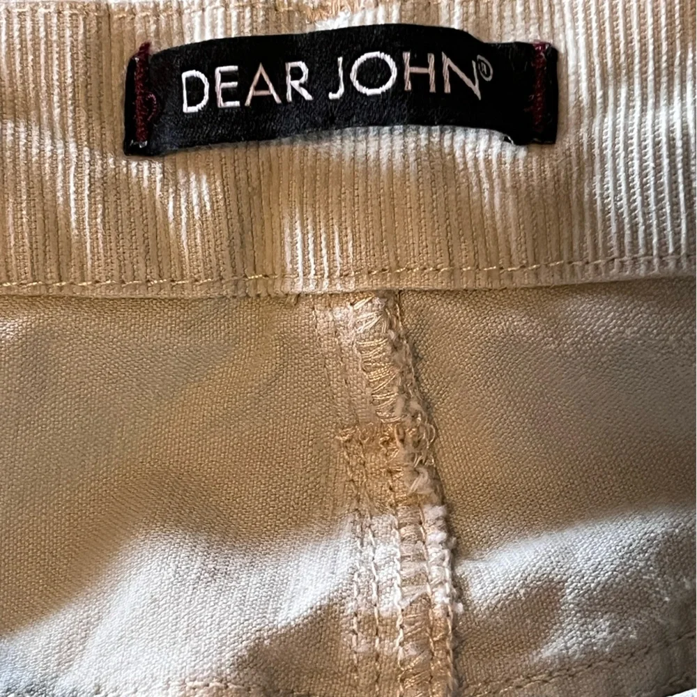 Dear John Skirts | Light Green Corduroy Mini Skirt | Size 30/31 - Picture 5 of 10